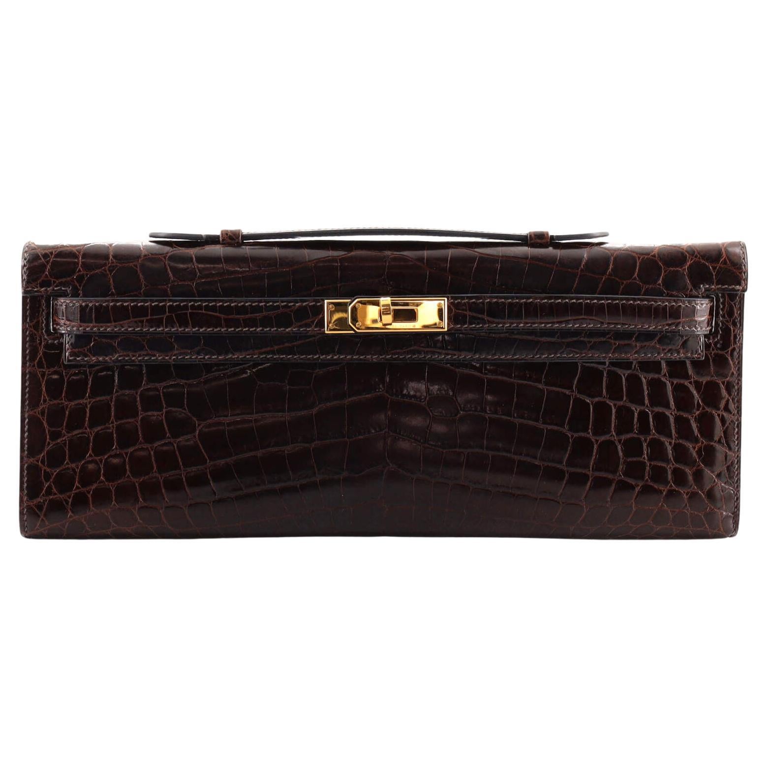 Pochette Kelly Cut Crocodile